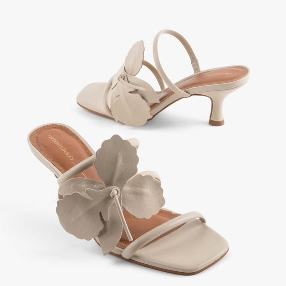 New Free People Intentionally Blank Iris Garden Heels Shoes Cream 39 - Picture 14 of 17